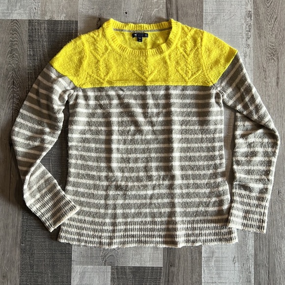 💛GAP cable knit sweater with stripes💛 - Picture 6 of 6